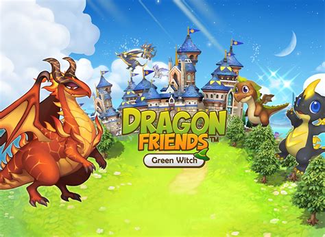 Dragon frineds green withc